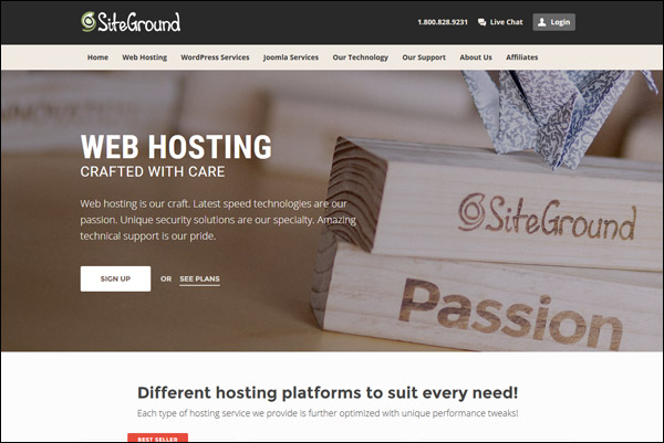 SiteGround - Awarded #4 Top Cloud Web Hosting Provider